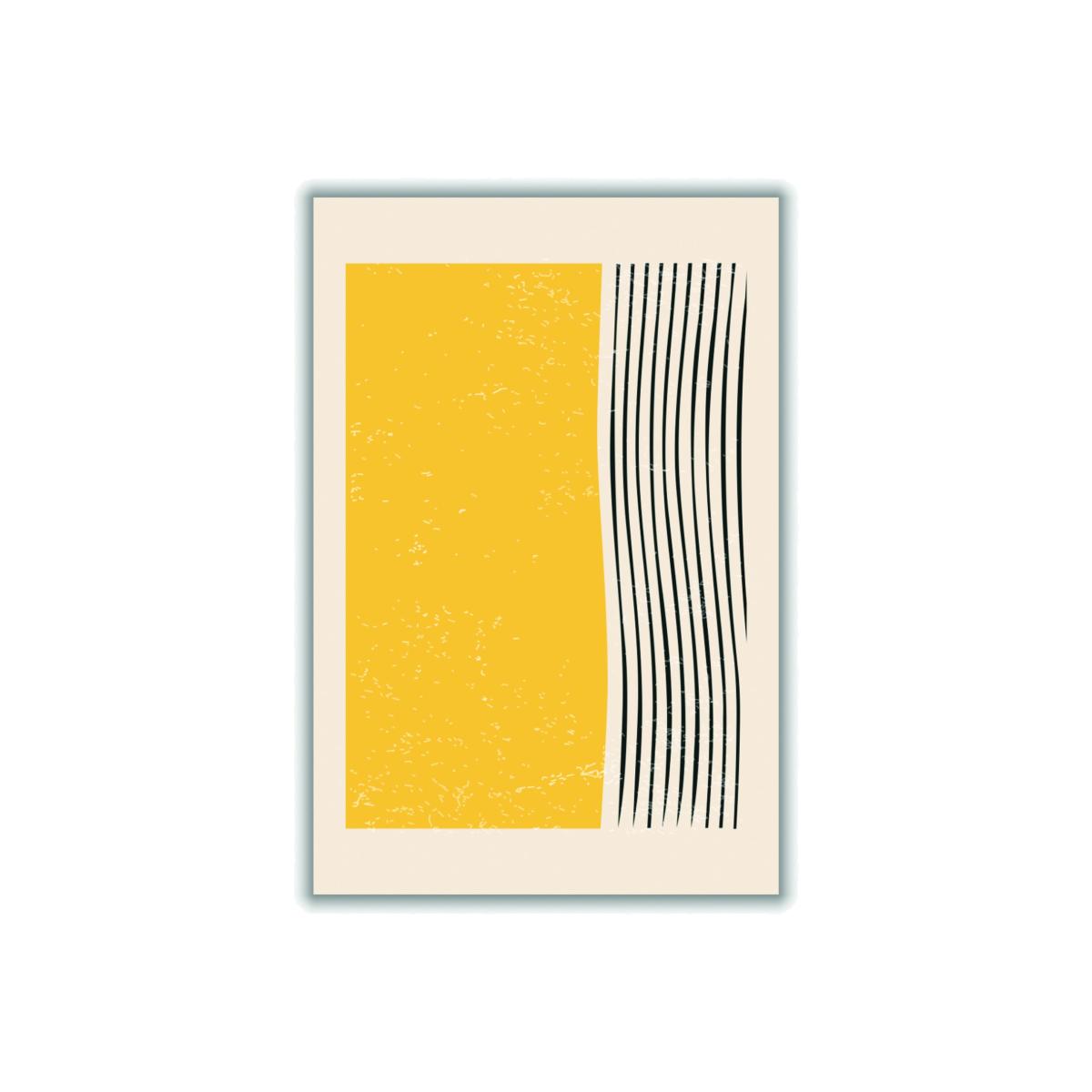 Yellow / Orange Color Line Series Iiii A3 297 X 420Mm Stanley Print House – image 1