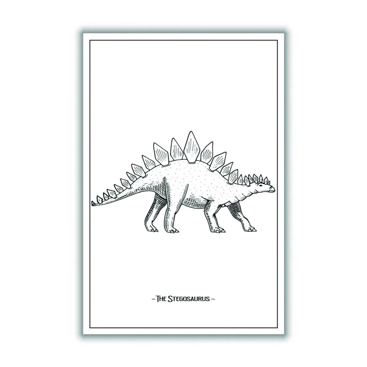 Black The Stegosaurus Xxs Stanley Print House – image 3