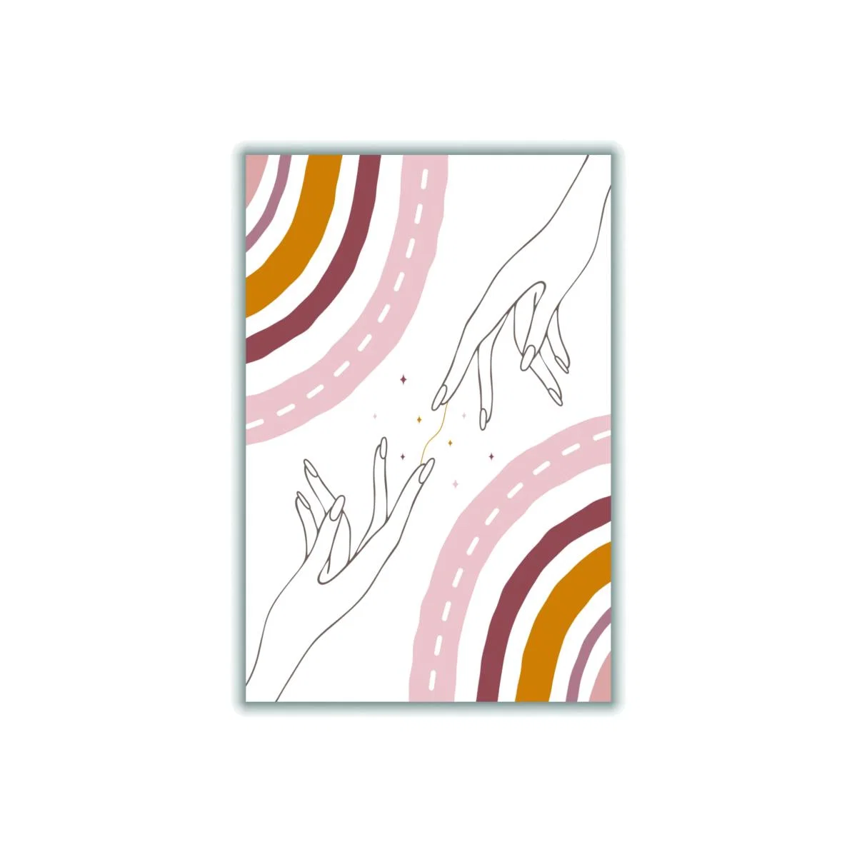 Rose Gold We Are All Connected Small Stanley Print House – image 1