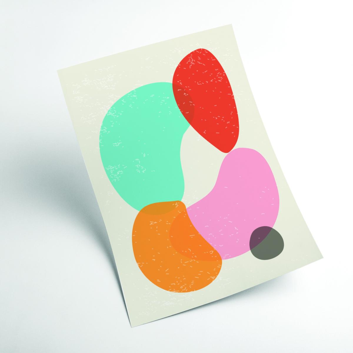 Bright Abstract Shapes #4 Extra Large Stanley Print House – image 2