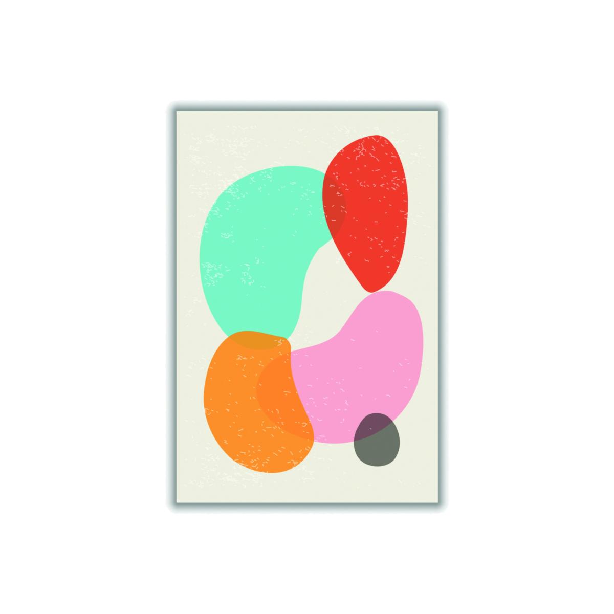 Bright Abstract Shapes #4 Extra Large Stanley Print House – image 1
