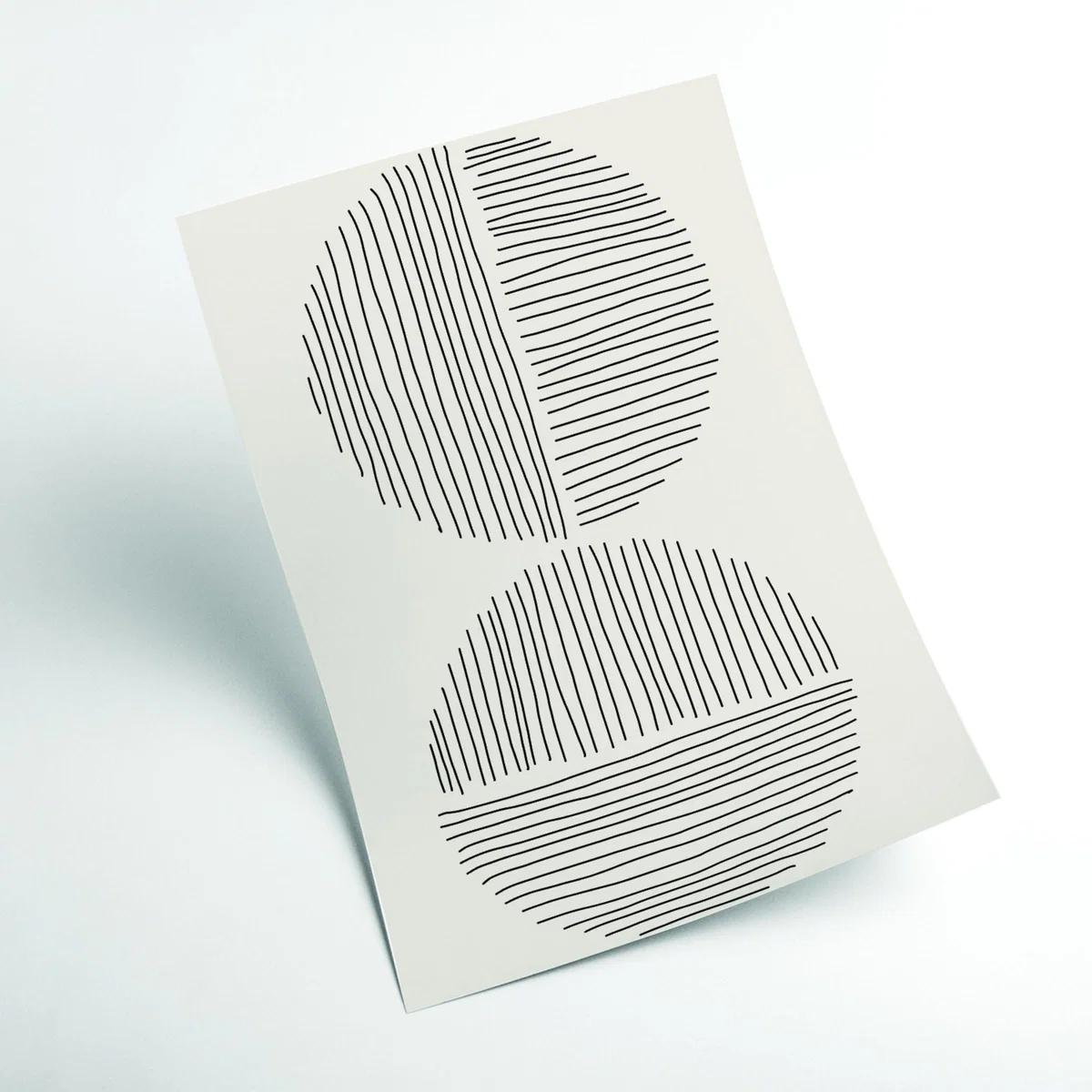 Black Minimal Circle Series #3 Extra Large Stanley Print House – image 2