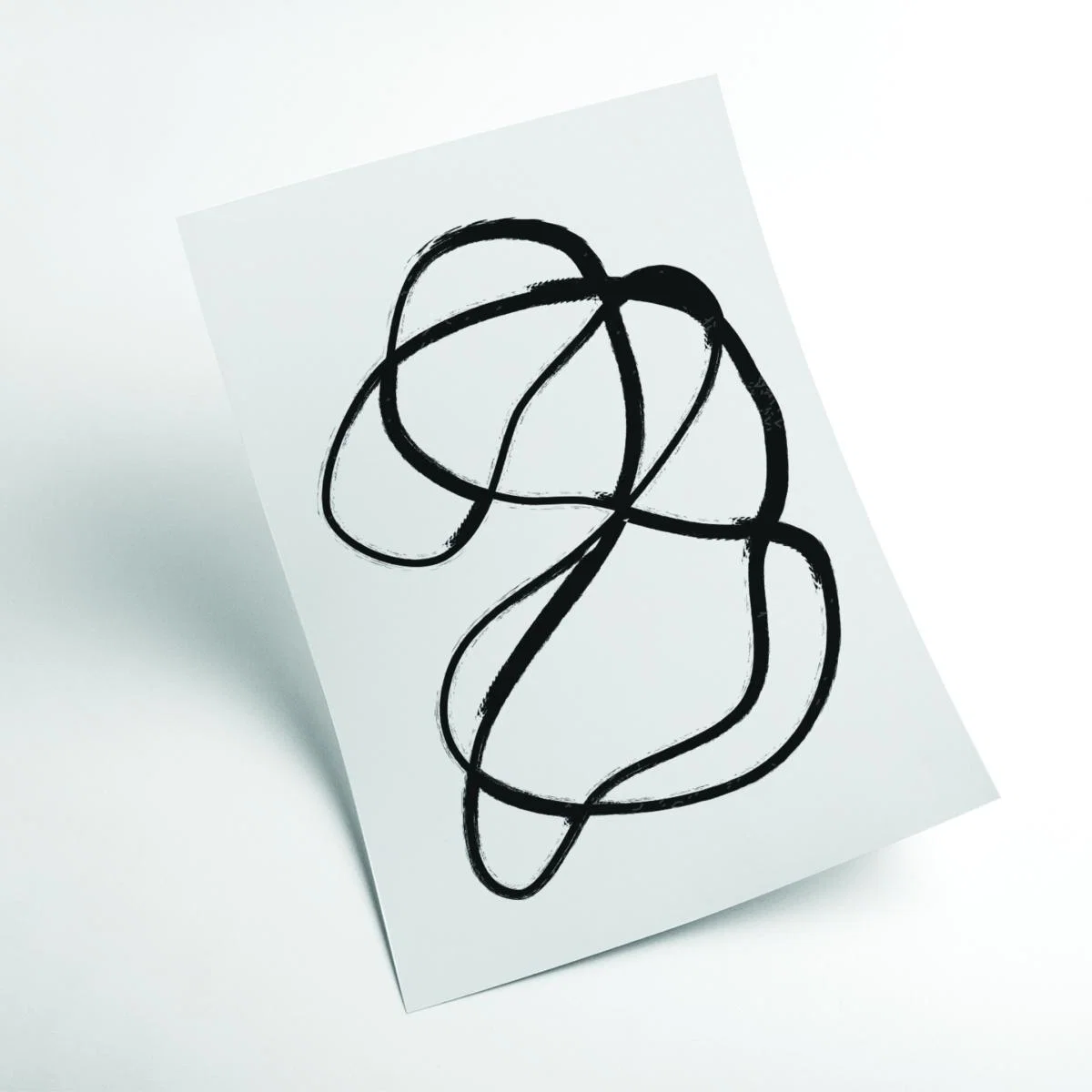 Black One Line A1 594 X 841Mm Stanley Print House – image 2