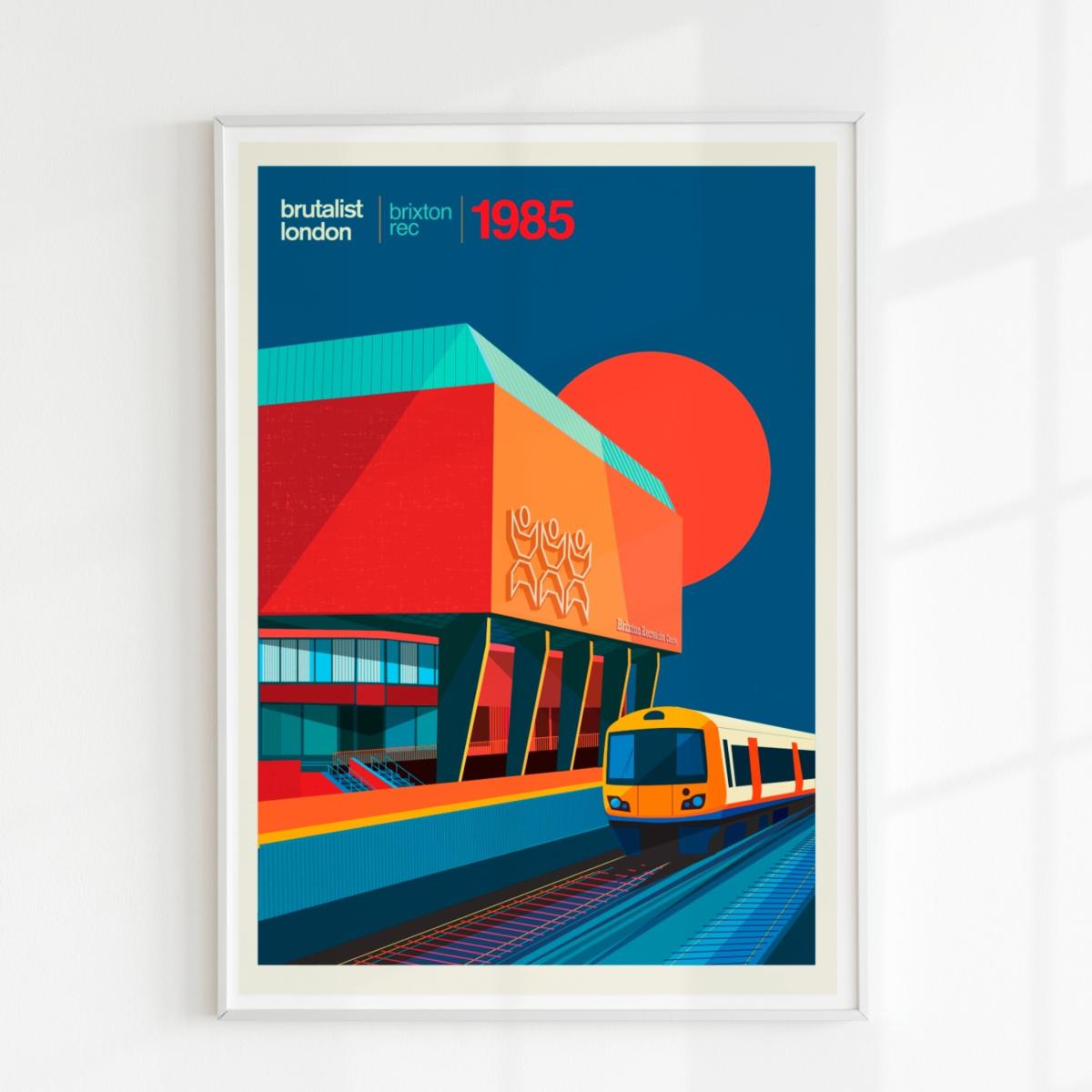 Brixton Rec London Art Print A3 297 X 420Mm Eye for London Prints – image 3
