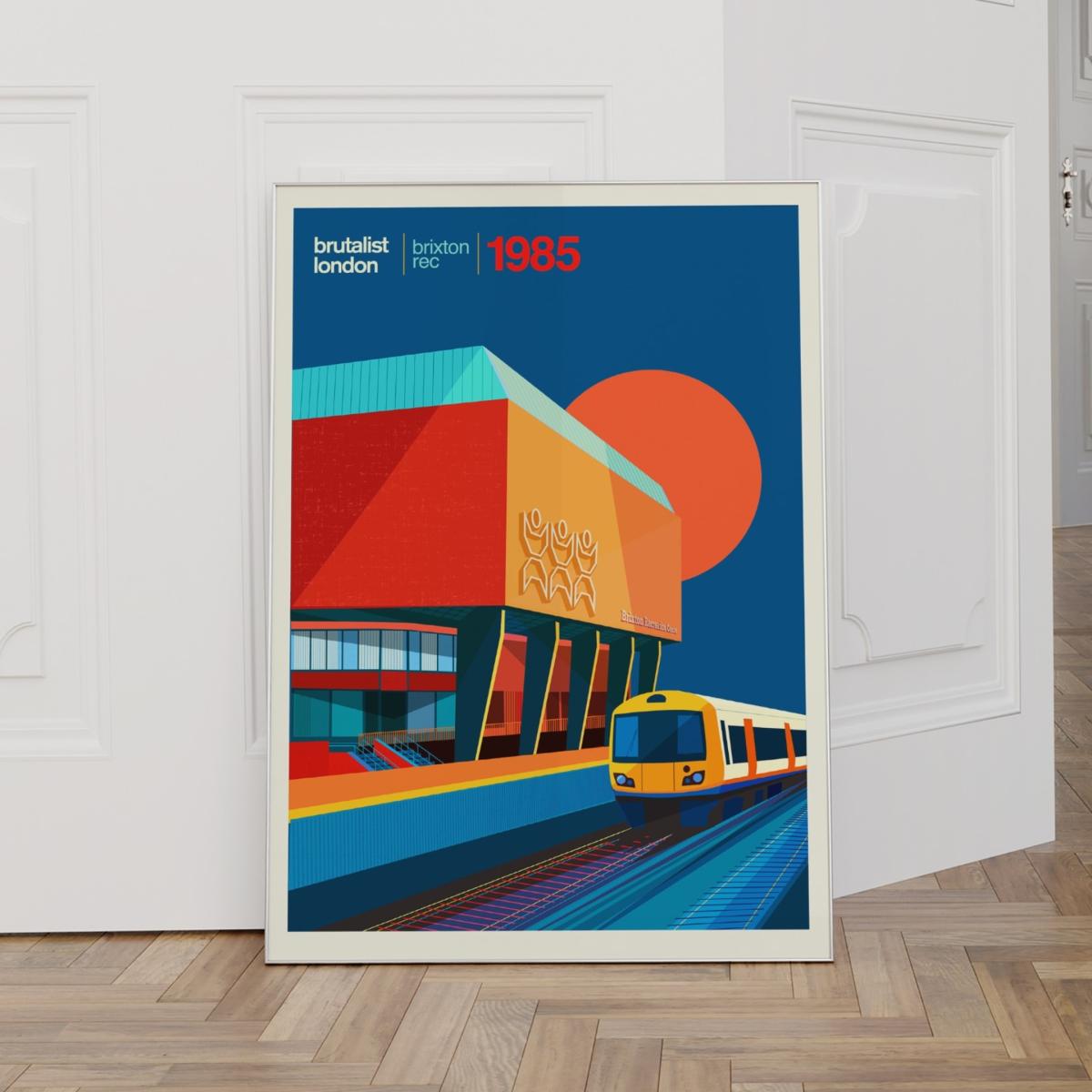 Brixton Rec London Art Print A3 297 X 420Mm Eye for London Prints – image 5