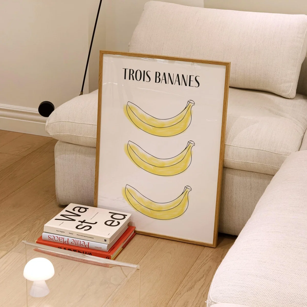 Bananas French Giclée Retro Art Print A3 Fanclub – image 3