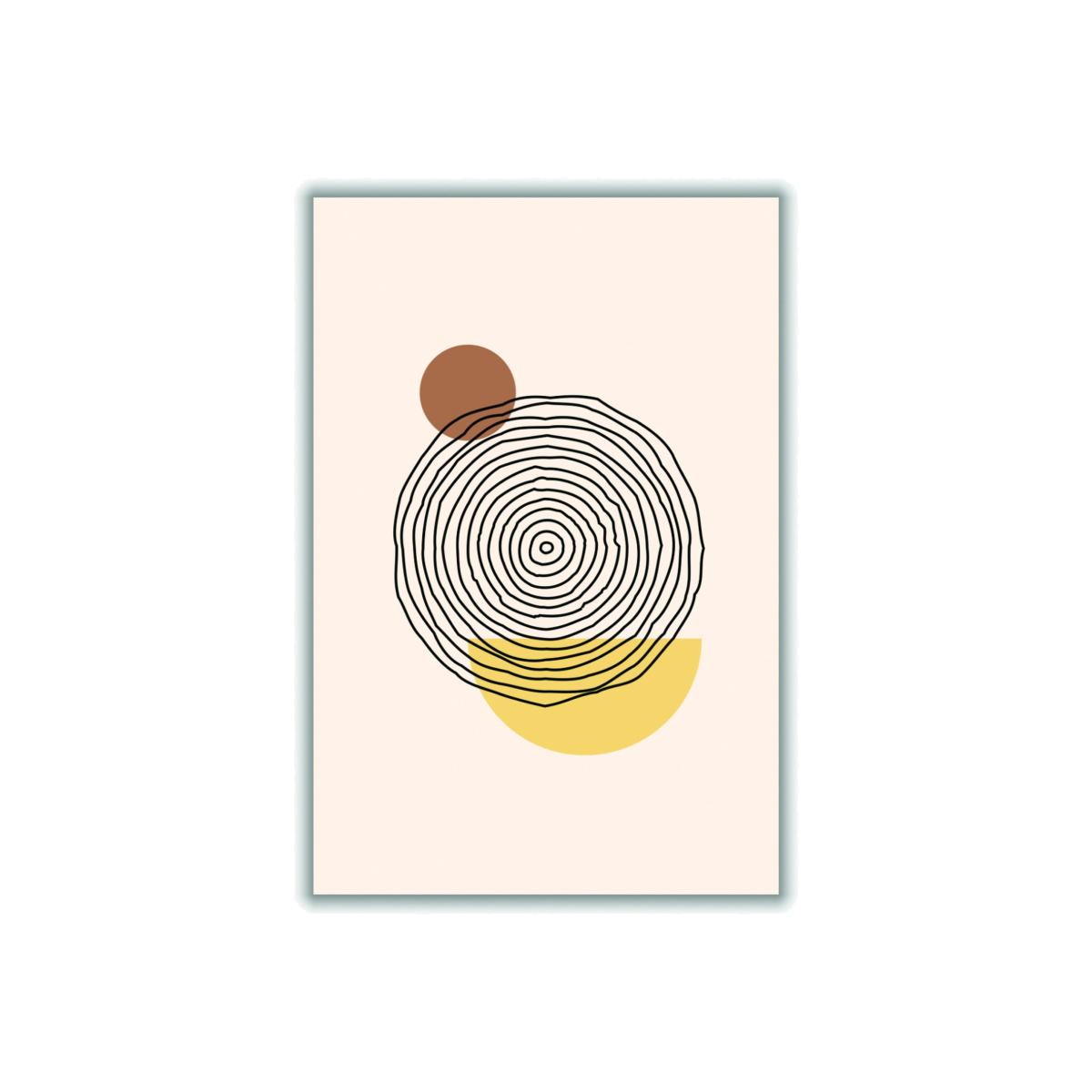 Brown Geometric Abstract Shapes Iii Extra Large Stanley Print House – image 1