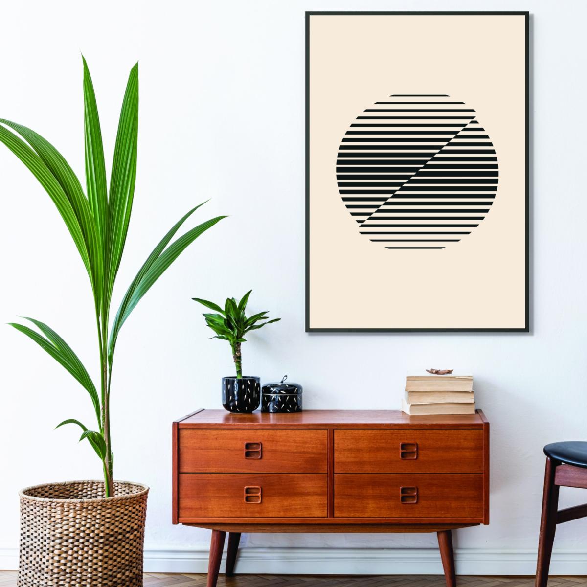 Black Boho Minimal Shape #2 Extra Large Stanley Print House – image 3