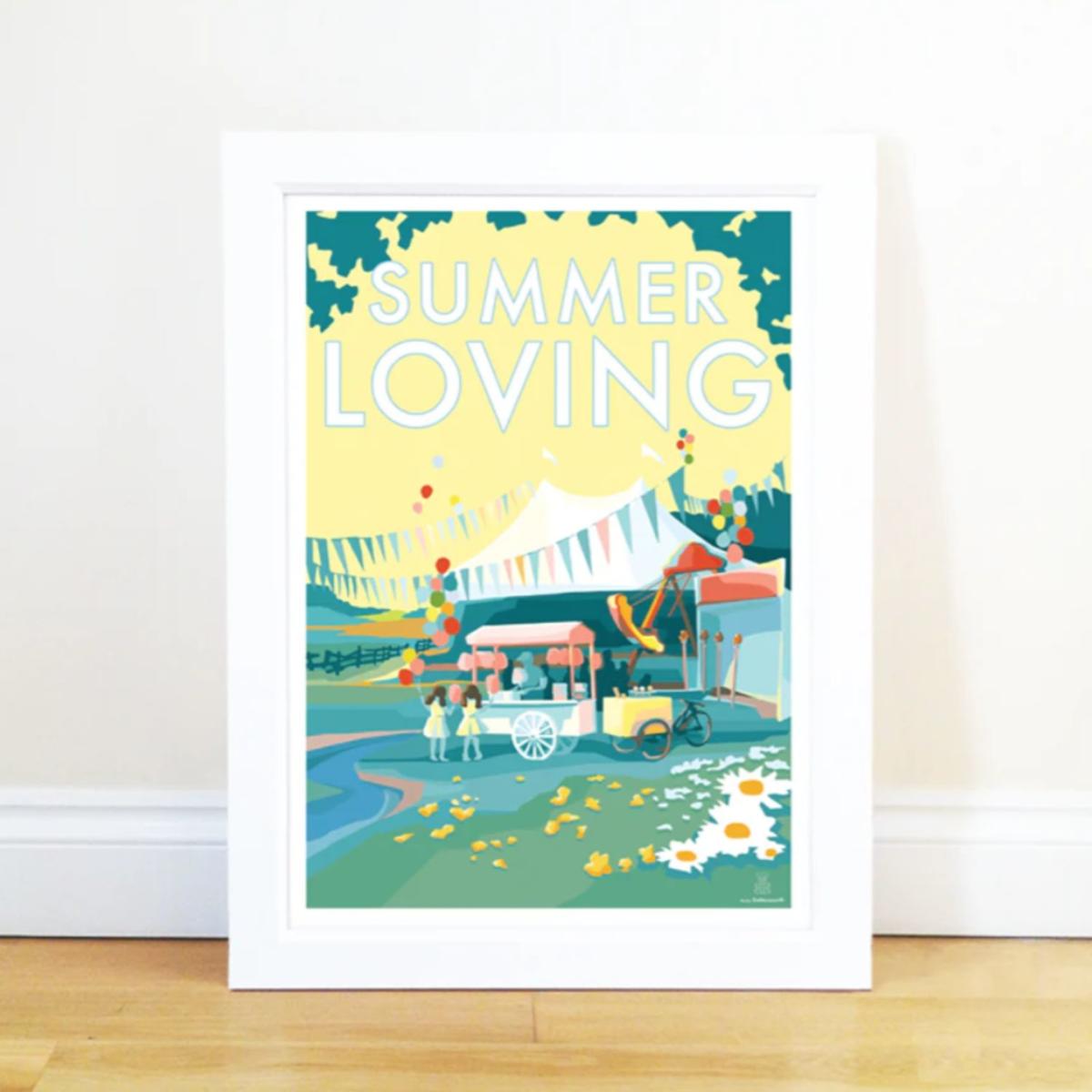 Summer Loving Quote Print | A4 | 210 X 297Mm | Becky Bettesworth – image 2