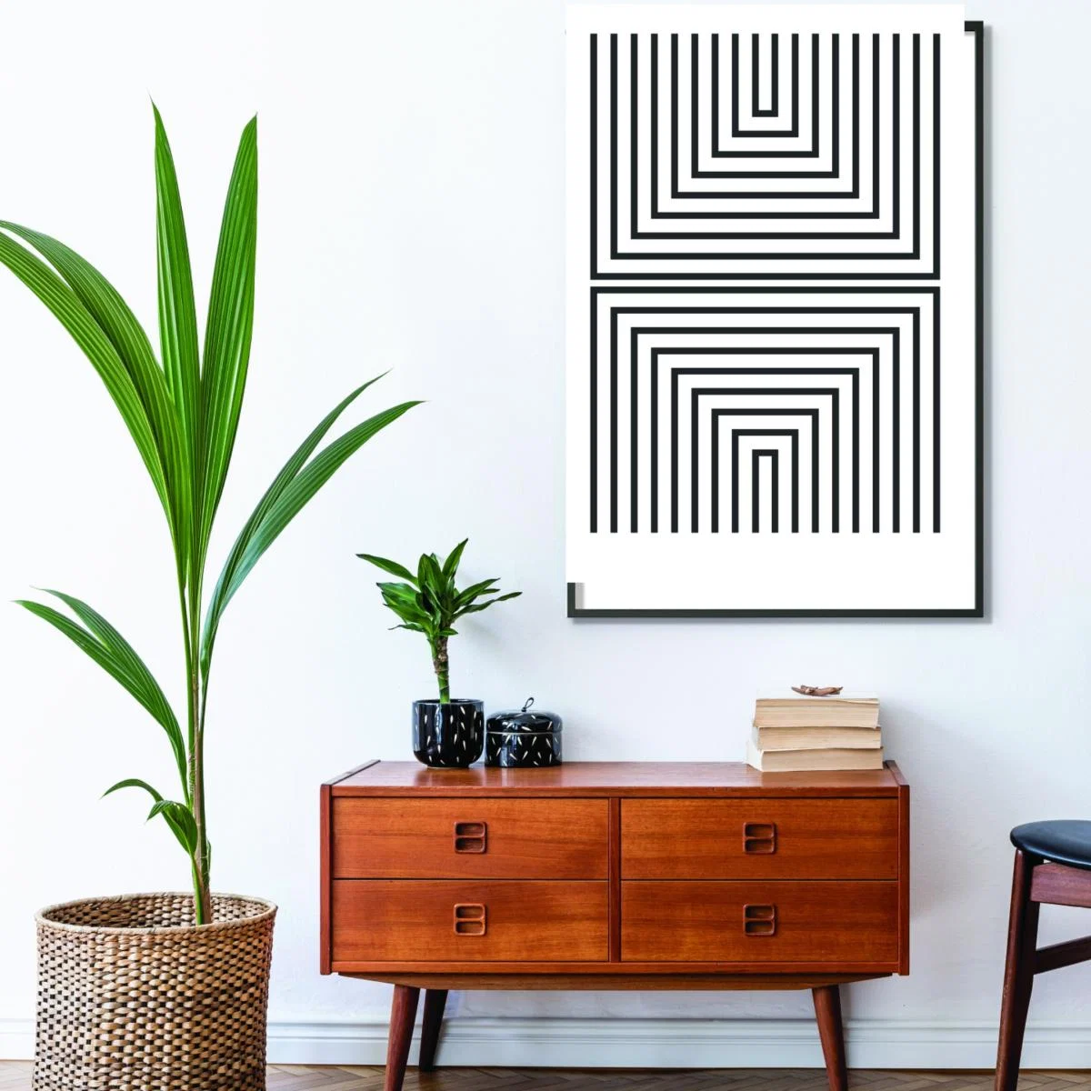 Black Pattern Series -3 Medium Stanley Print House – image 3