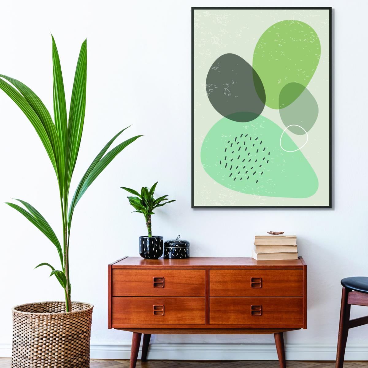 Green Abstract Rocks Series - 2 A3 297 X 420Mm Stanley Print House – image 3