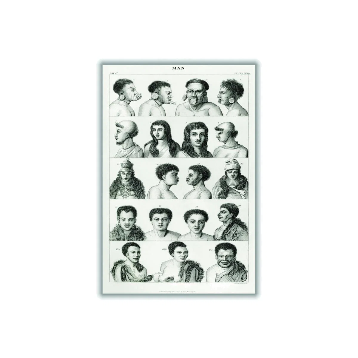 Man Ii By Oliver Goldsmith Black Medium Stanley Print House – image 1