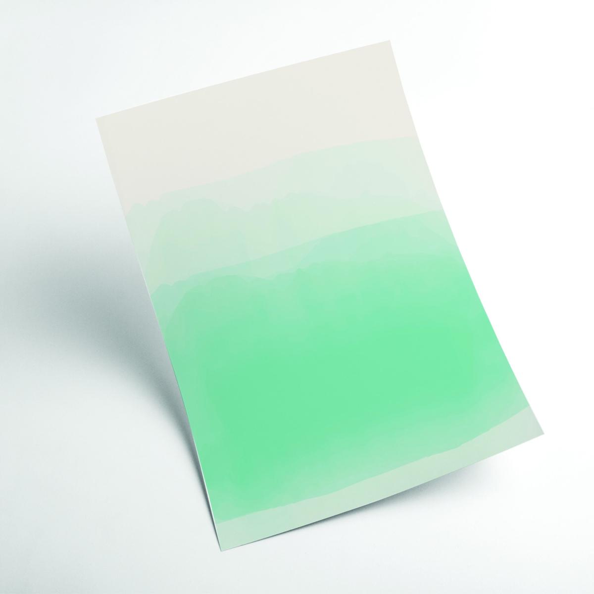 Light Green Watercolor Series #2 A4 210 X 297Mm Stanley Print House – image 2