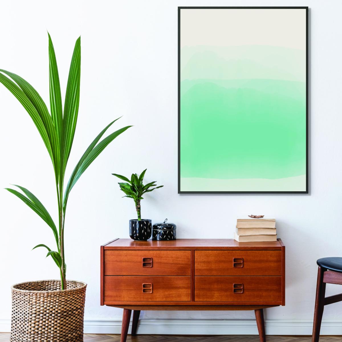 Light Green Watercolor Series #2 A4 210 X 297Mm Stanley Print House – image 3