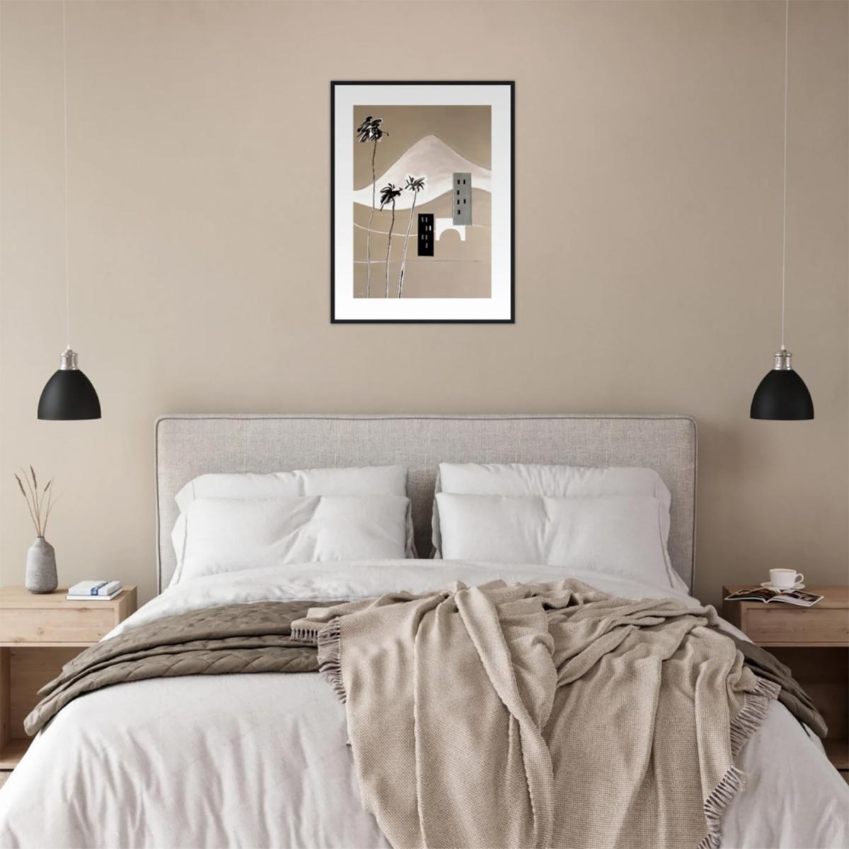 Neutrals / Black / Grey Snowy Alps Overlooking The French Riviera, Minimalist Landscape Poster Part Two | A3 | 297 X 420Mm | Awol – image 9