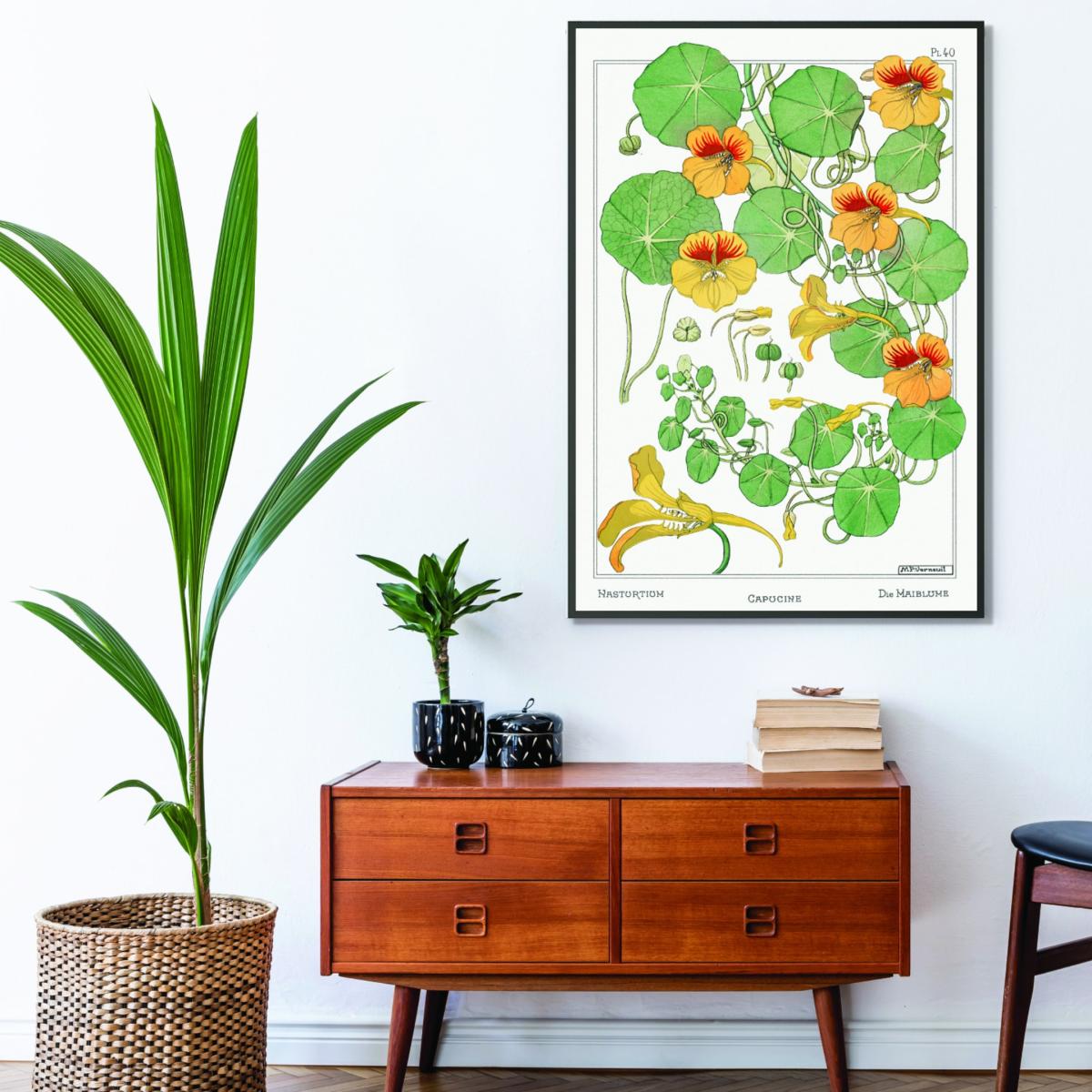 Vintage Botanicals Capucine Green Medium Stanley Print House – image 3