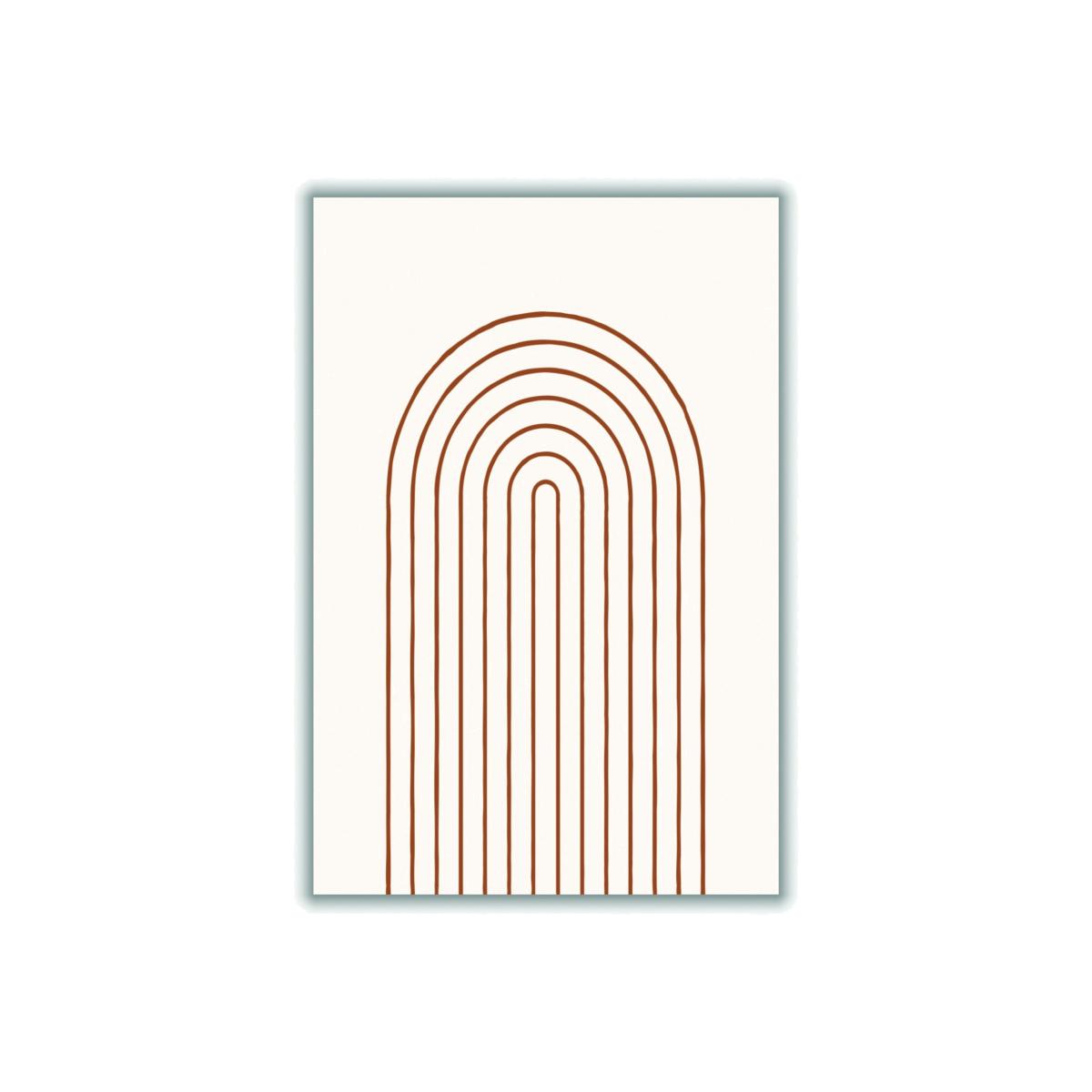 Brown Endless Rainbow A4 210 X 297Mm Stanley Print House – image 1