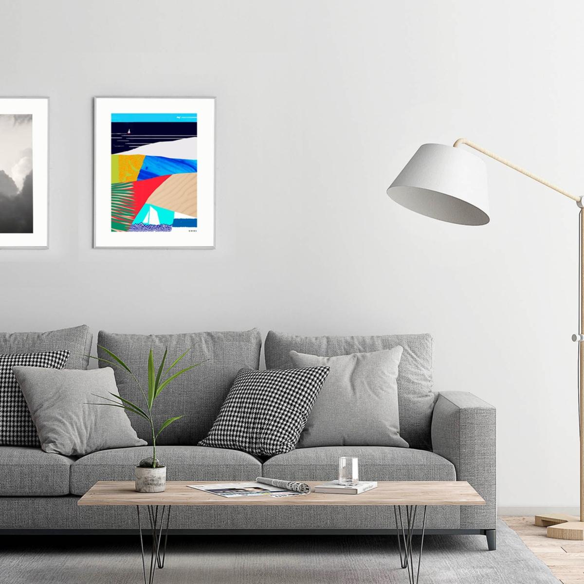Seaside Vacation Vibes Art Print: Mediterranean And Tropical Destinations - Multicolour Awol – image 8