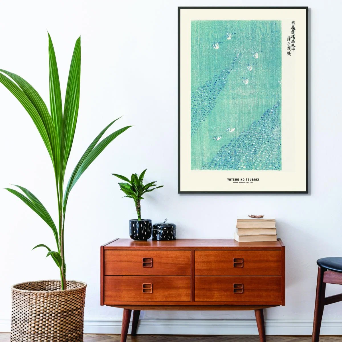 Blue Yatsuo No Tsubaki - Original Woodblock Print I A3 297 X 420Mm Stanley Print House – image 3