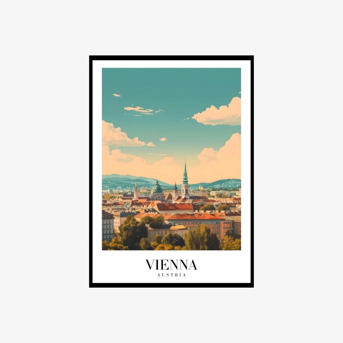 Vienna Skyline - A Timeless Elegance | Artchi – image 1