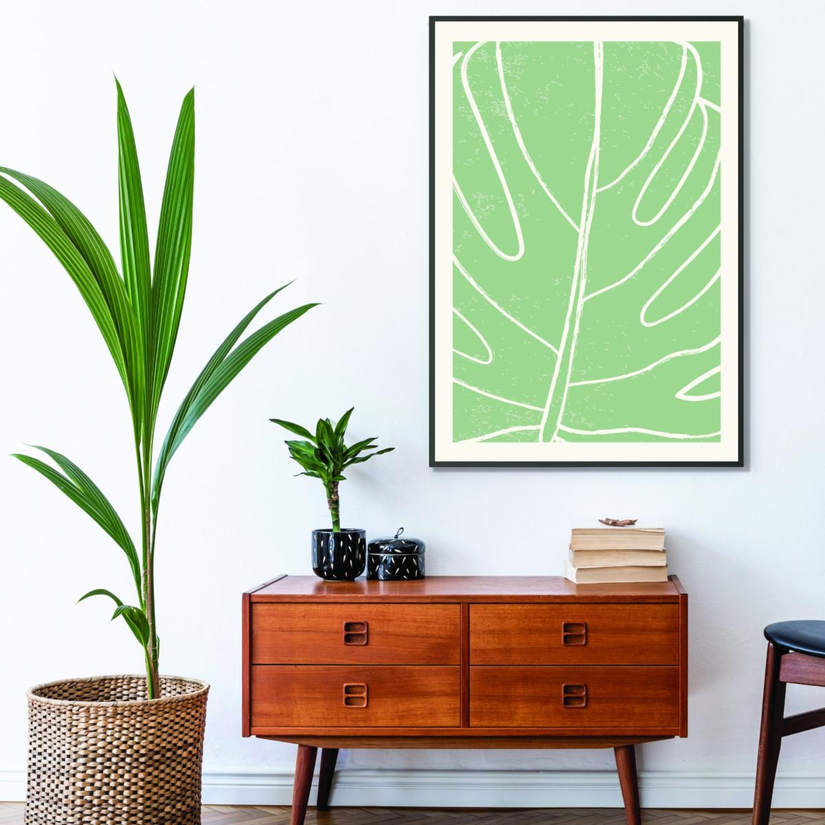 Green Minimal Monstera Collection #1 Large Stanley Print House – image 3