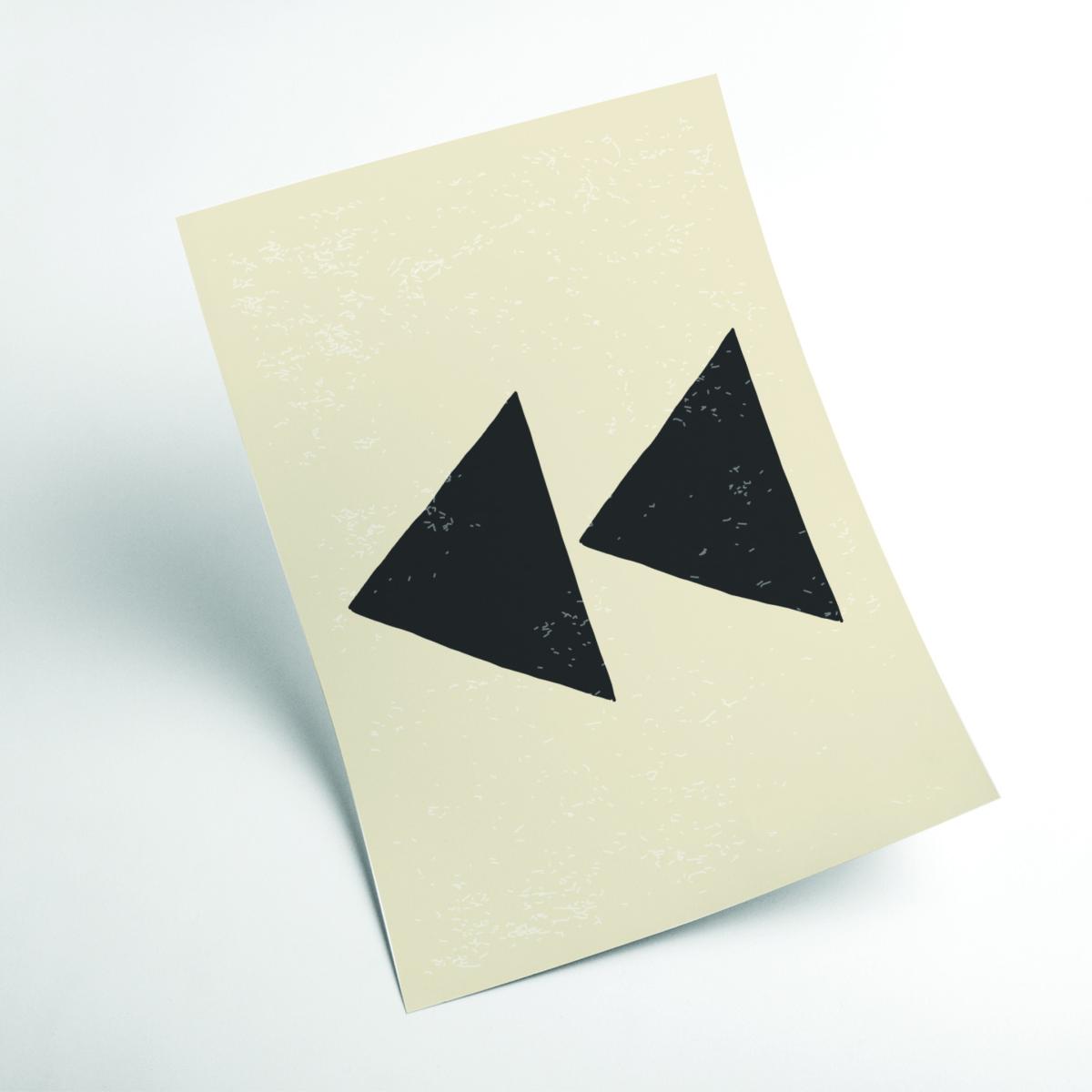 Black Minimal Shapes Series #5 A2 420 X 594Mm Stanley Print House – image 2