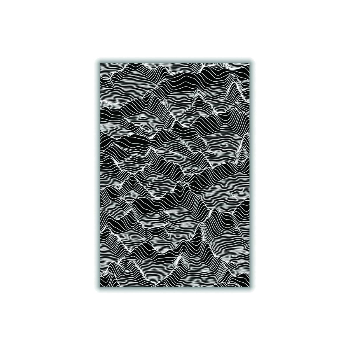 White Abstract Mountains A2 420 X 594Mm Stanley Print House – image 1