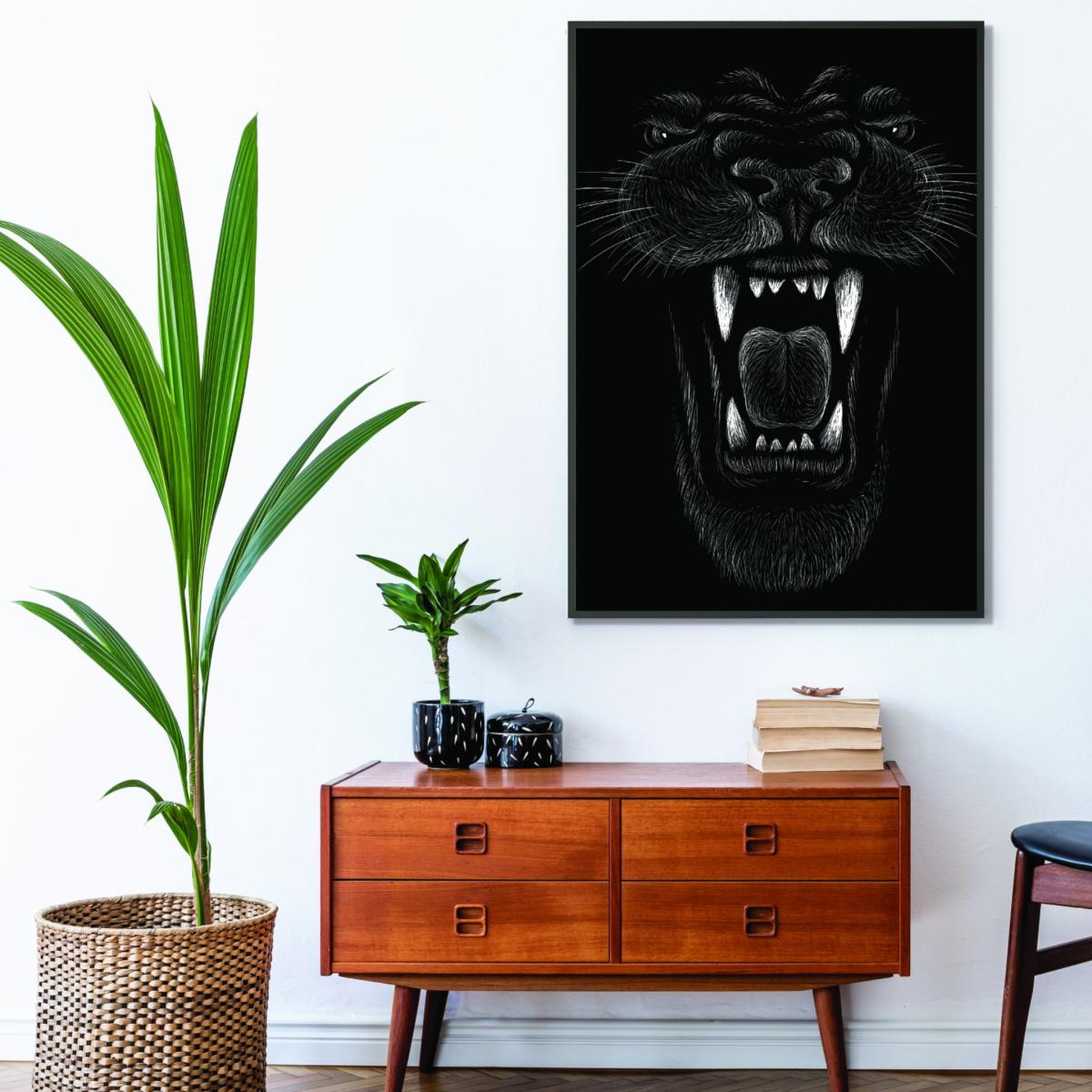 Black Up Close And Personal A1 594 X 841Mm Stanley Print House – image 3