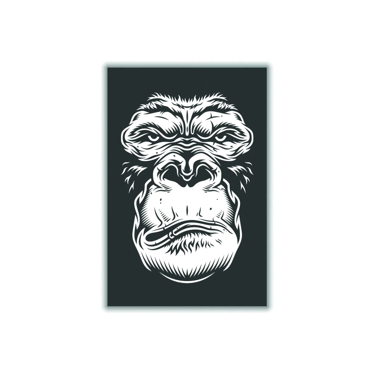 Black Close Up Ape A1 594 X 841Mm Stanley Print House – image 1