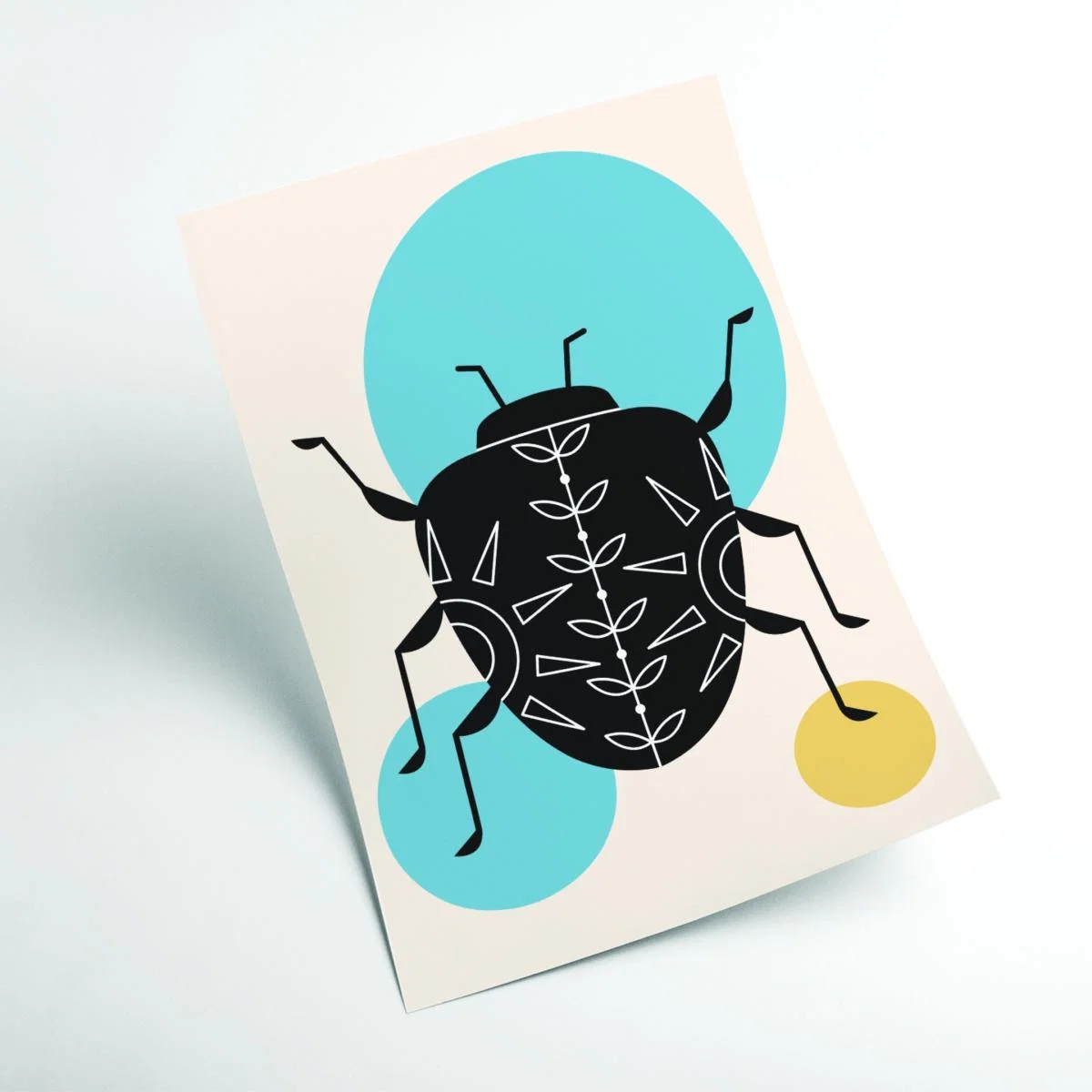 Blue Lonely Beetle A1 594 X 841Mm Stanley Print House – image 2