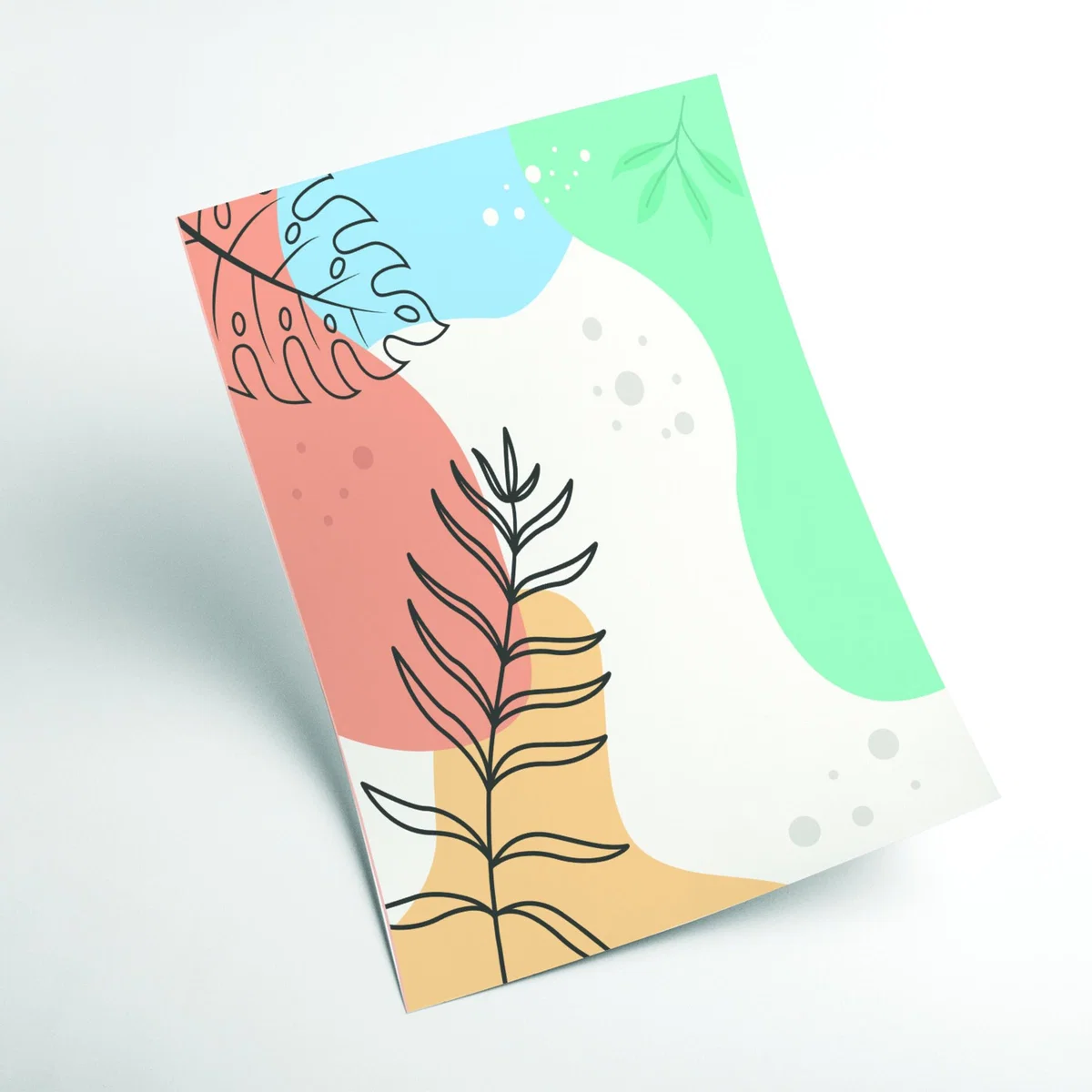 Abstract Leaves Ii A3 297 X 420Mm Stanley Print House – image 2