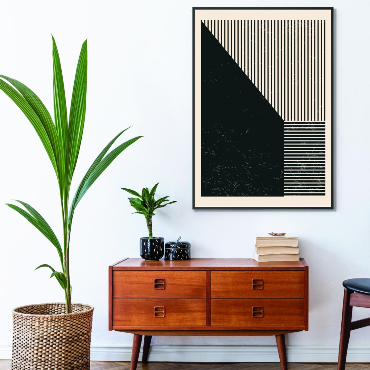 Black & White Geometric Shapes 3 Extra Small Stanley Print House – image 3