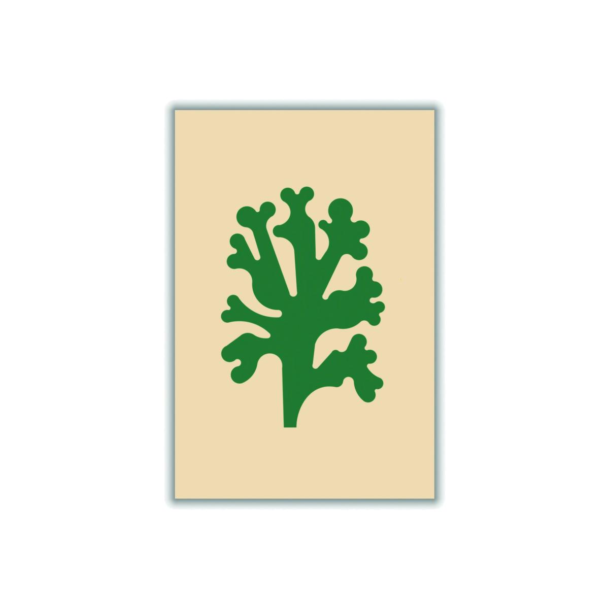Green Cutout Seaweed A1 594 X 841Mm Stanley Print House – image 1