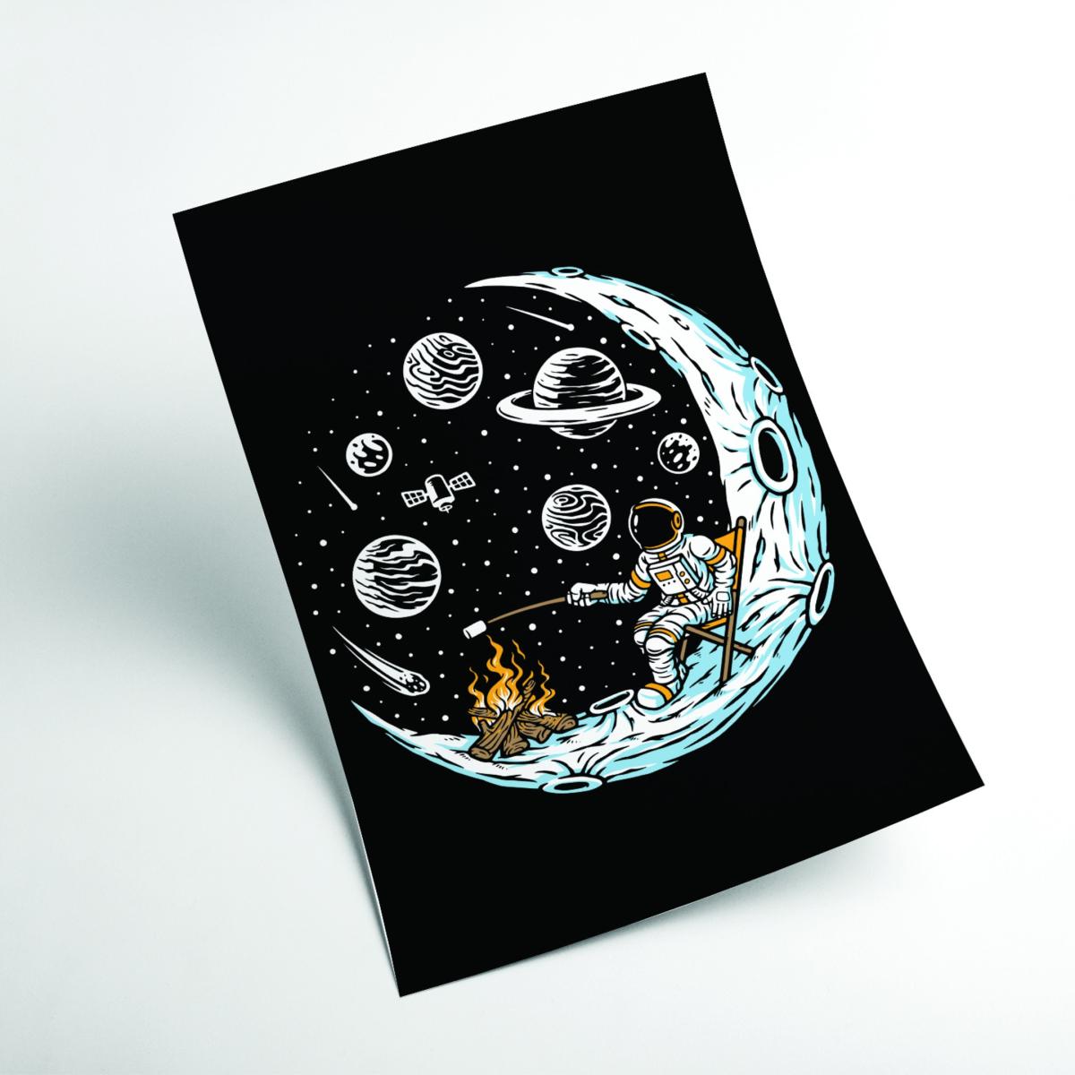 Yellow / Orange Moon Camp Vibes Large Stanley Print House – image 2