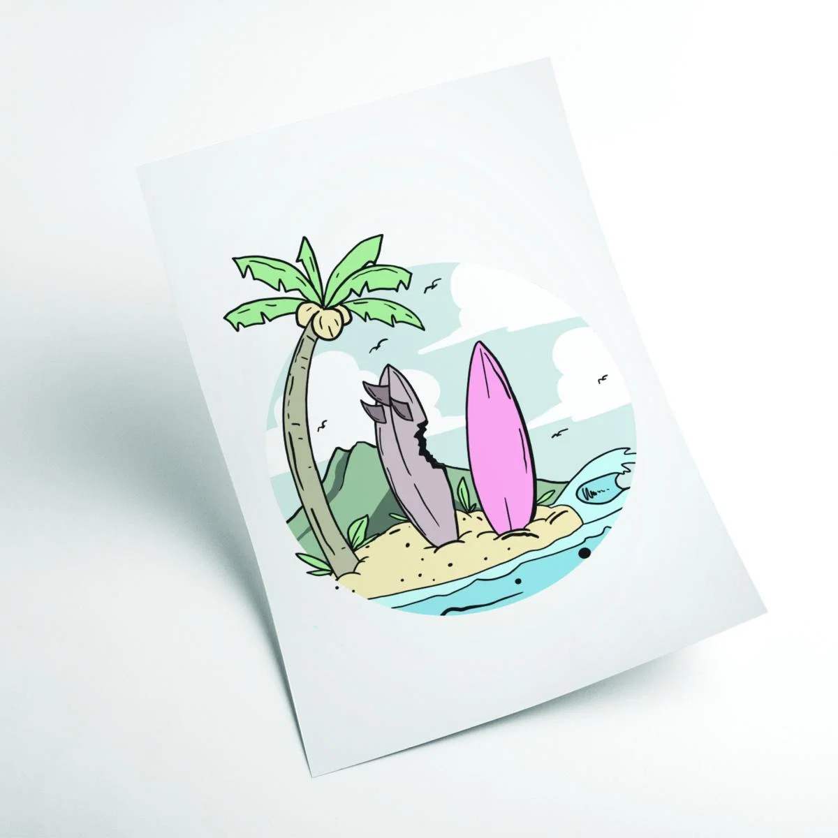 Shark Attack? A4 210 X 297Mm Stanley Print House – image 2