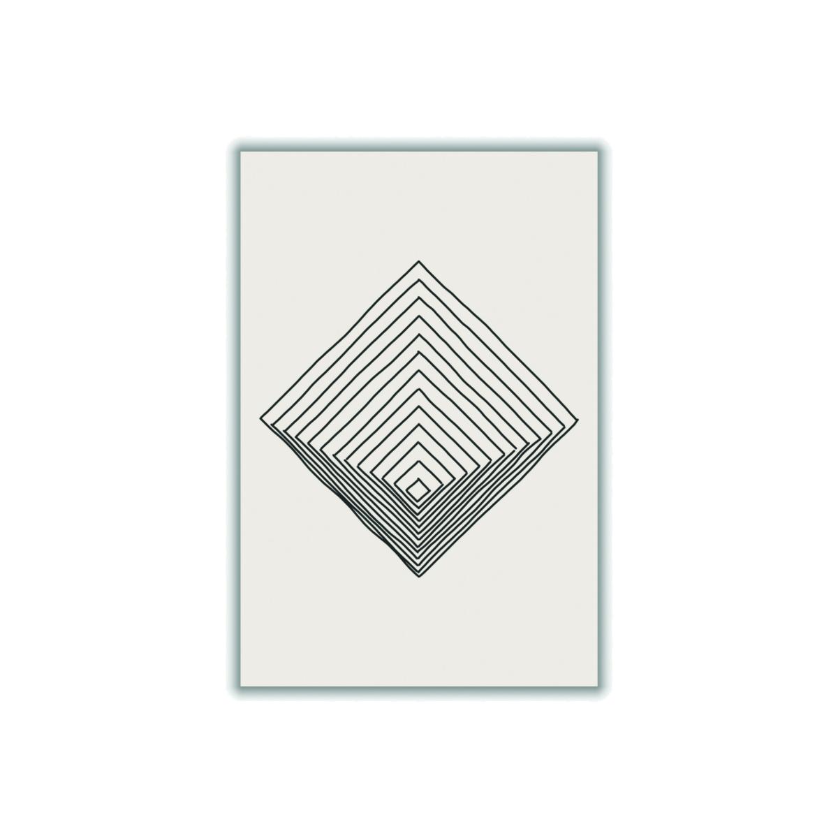 Grey Imperfect Lines #1 A2 420 X 594Mm Stanley Print House – image 1