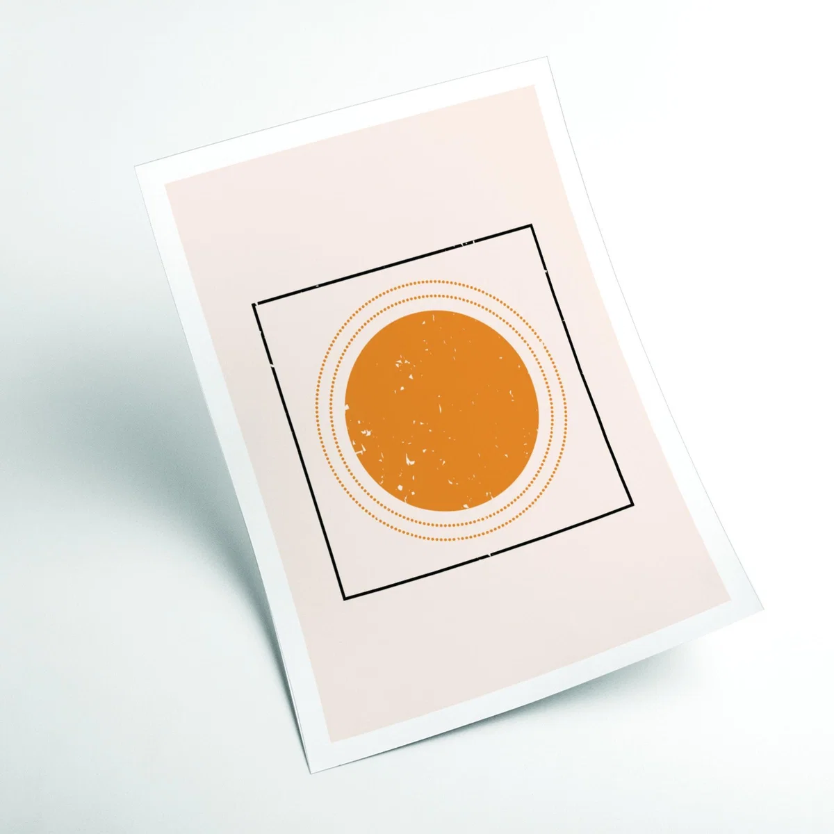 Yellow / Orange Abstract Sun Extra Small Stanley Print House – image 2