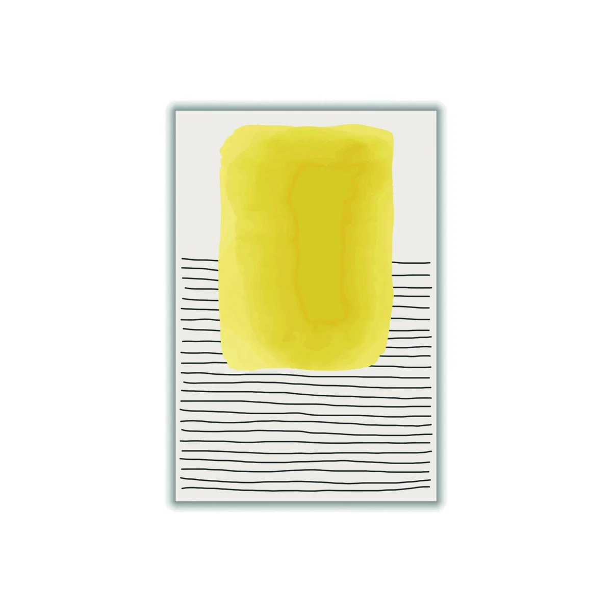 Yellow / Orange Abstract Color Vibe #3 Large Stanley Print House – image 1