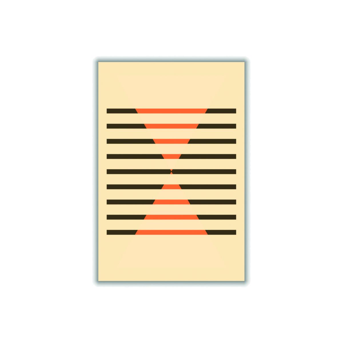 Yellow / Orange Faded Geometric #1 Extra Large Stanley Print House – image 1