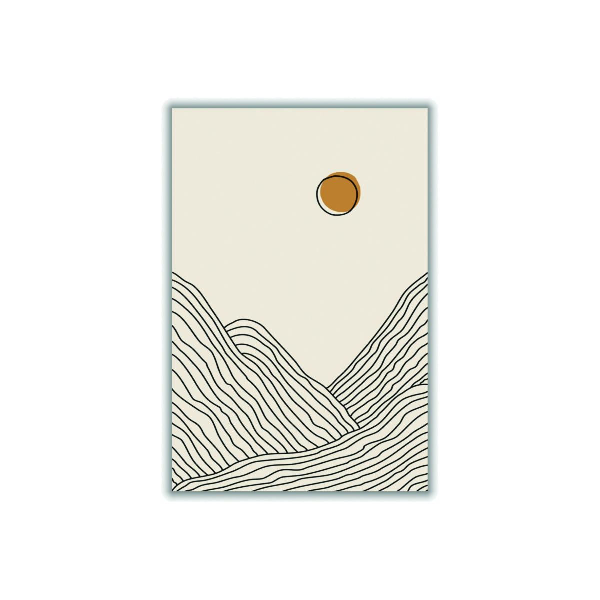 Yellow / Orange Boho Sunset Collection #3 A1 594 X 841Mm Stanley Print House – image 1