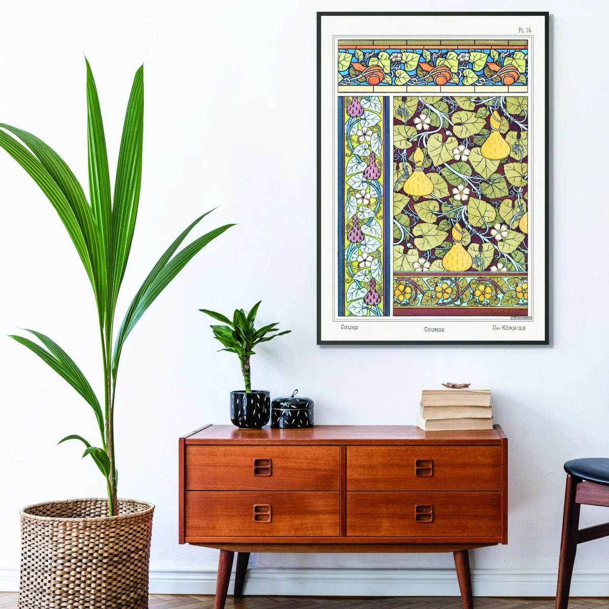 Green Courge White Flowered Gourd Print By Maurice Pillard Verneuil Medium Stanley Print House – image 3