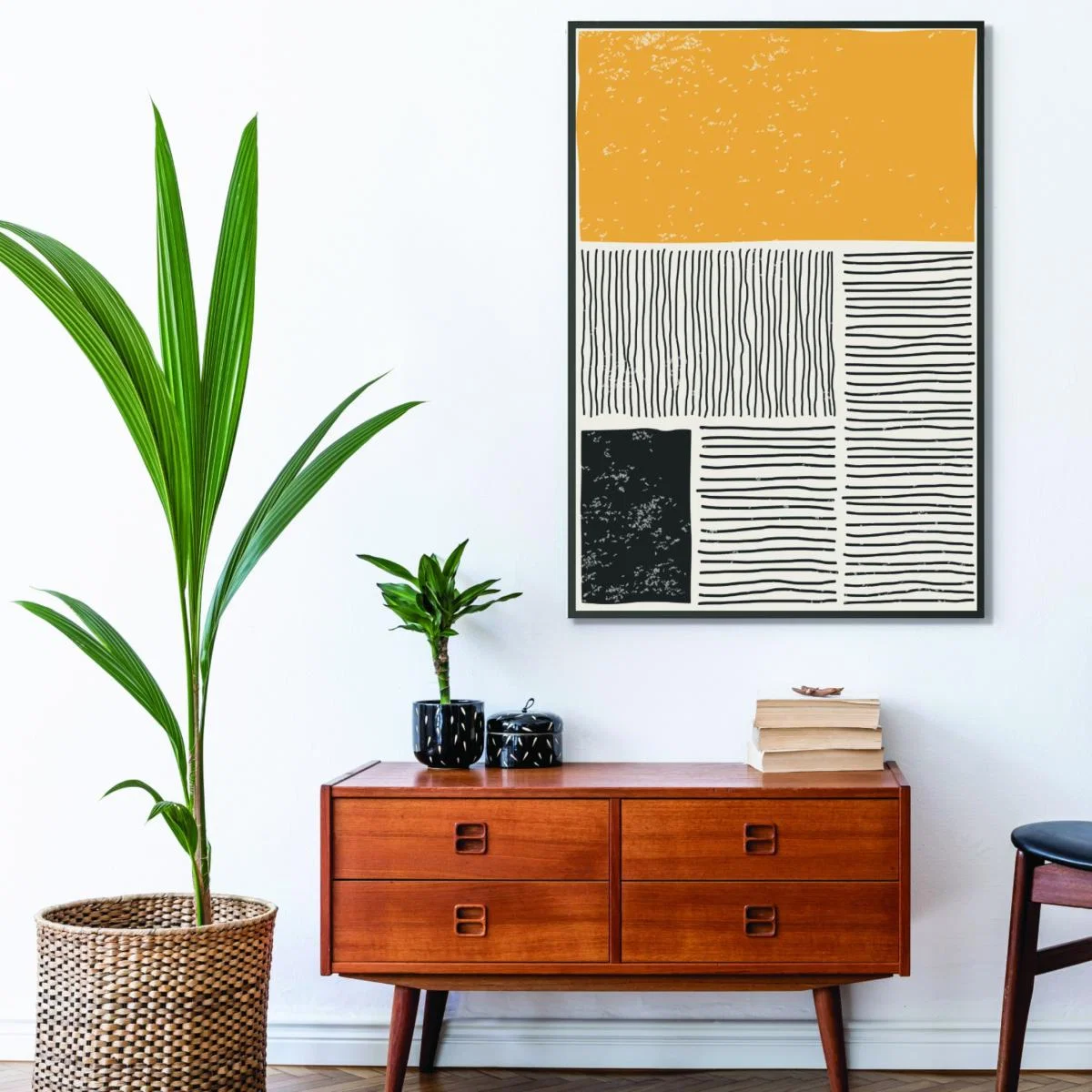 Yellow / Orange Subtle Line Series #2 Small Stanley Print House – image 3