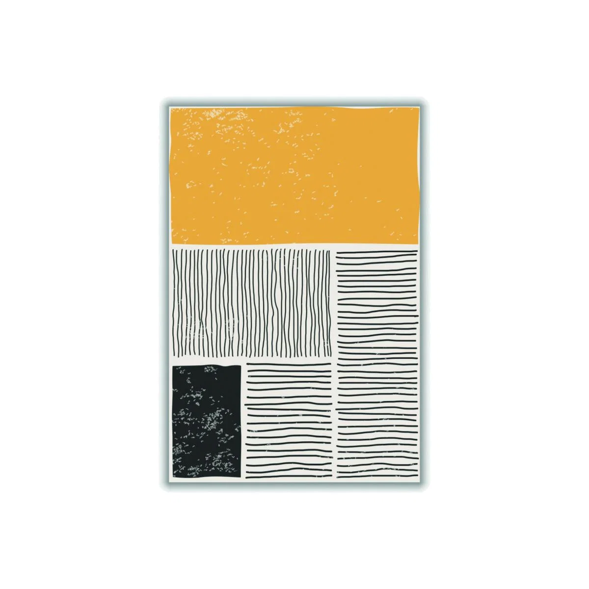 Yellow / Orange Subtle Line Series #2 Small Stanley Print House – image 1