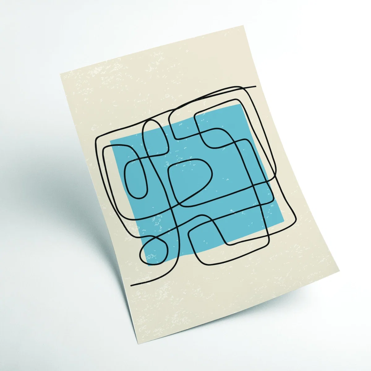 Blue Backed Lines A2 420 X 594Mm Stanley Print House – image 2