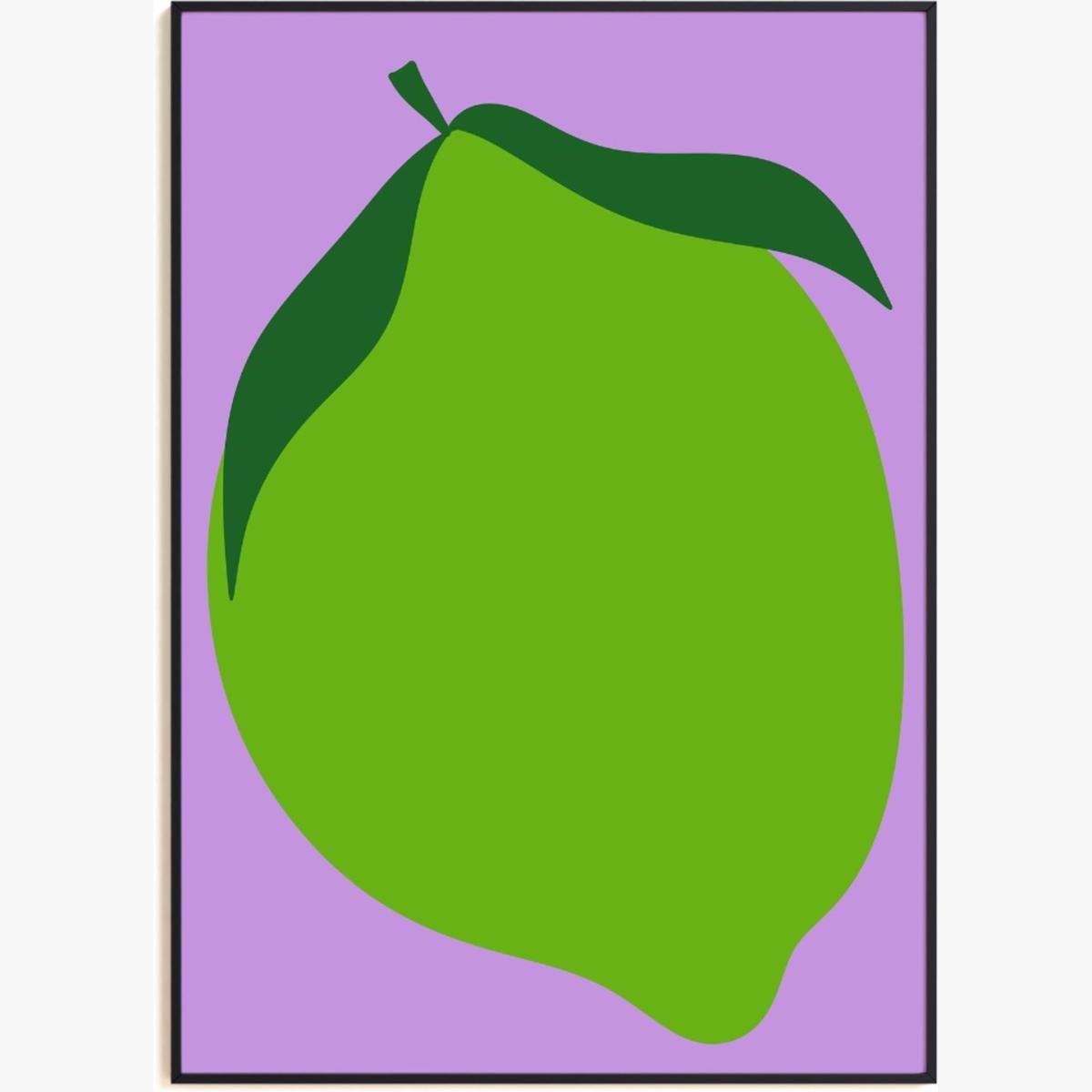 Lime Art Print - A2 Natalie Cass Art – image 1