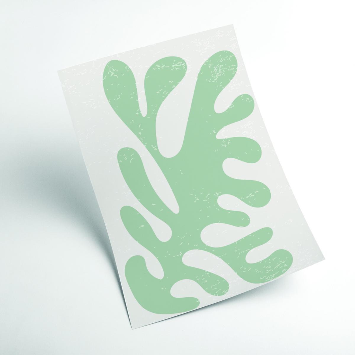 Silver Henri Matisse's Algae #2 A4 210 X 297Mm Stanley Print House – image 2