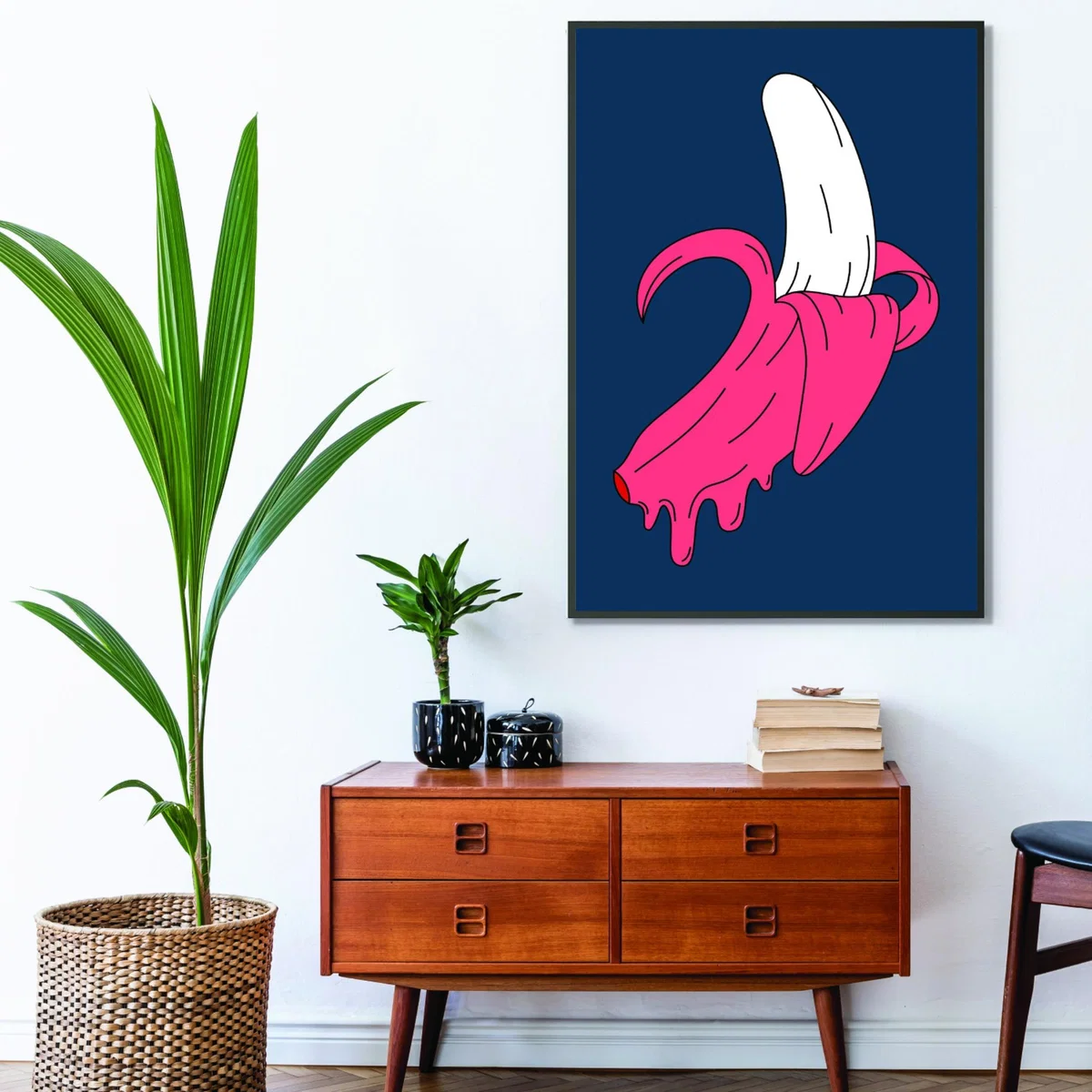 Pink / Purple Melting Banana A1 594 X 841Mm Stanley Print House – image 3