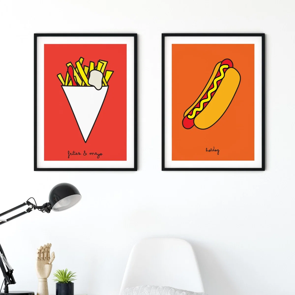 Red Frites & Mayo A3 297 X 420Mm The Native State – image 2
