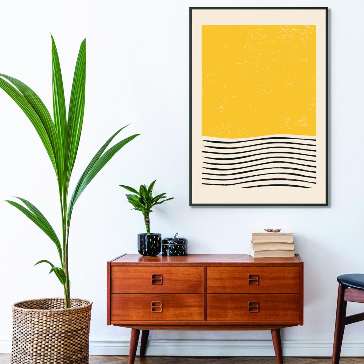Yellow / Orange Minimal Abstract Set #1 Extra Large Stanley Print House – image 3