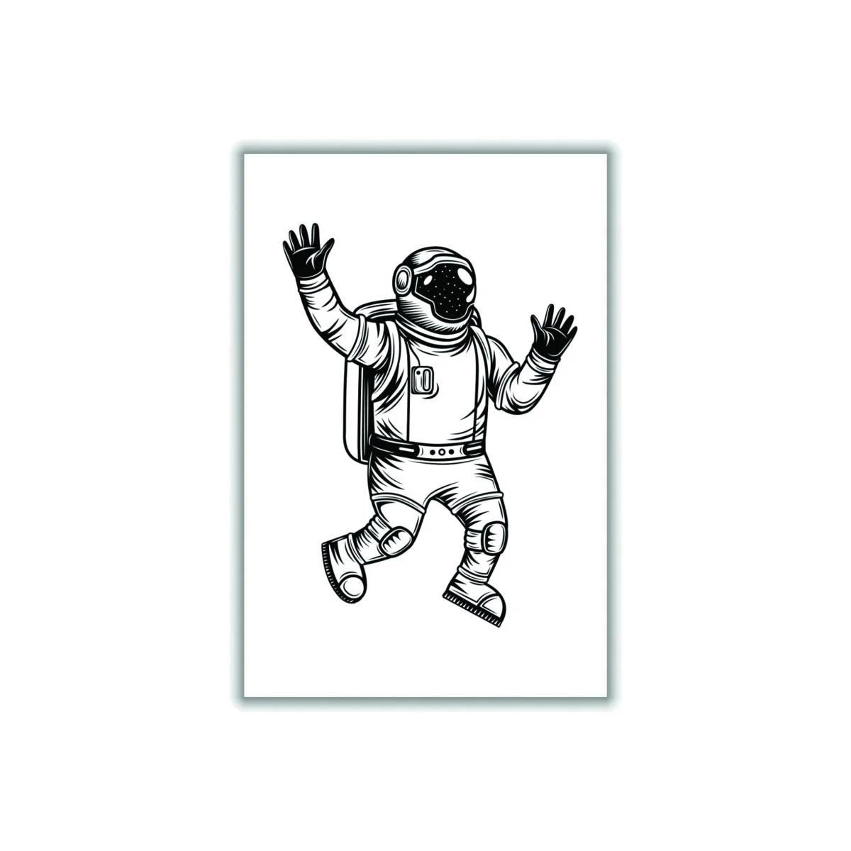 White Space Man Extra Small Stanley Print House – image 1